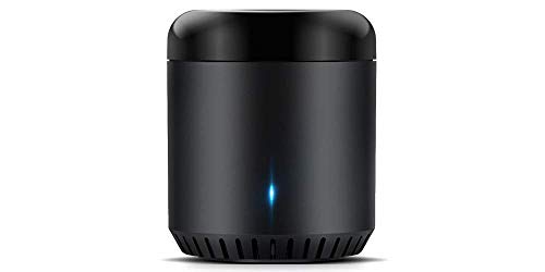 Broadlink RM Mini3 Smart WiFi IR Control Remoto Universal Smart Home Hub, Todo en uno control infrarojo para todos tus dispositivos – Negro