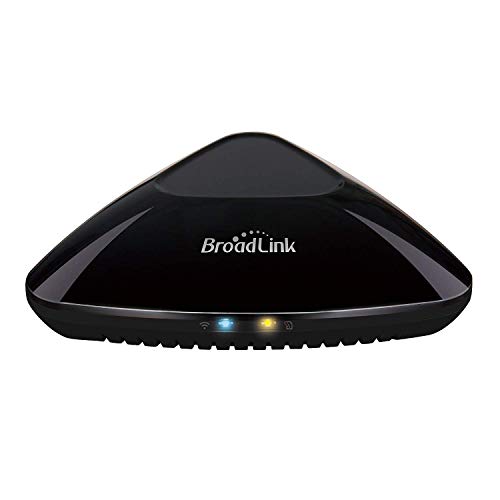 BroadLink RM Pro + WiFi Smart Home Hub, IR RF Todo en uno, Control Remoto Universal de Aprendizaje automatizado - Negro (RM Pro+)