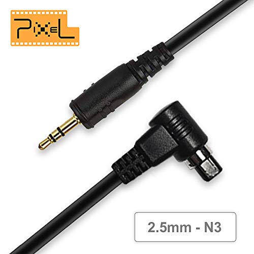 Cable Disparador Remoto de Cámara 2,5mm-N3 Cable Conexión de Control Remoto Compatible con Canon