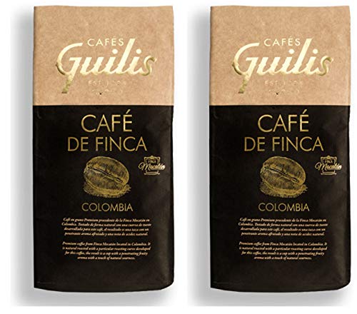 CAFES GUILIS DESDE 1928 AMANTES DEL CAFE Café Colombiano en Grano Arábica Tueste Natural. Finca Mocatán 2 Kg