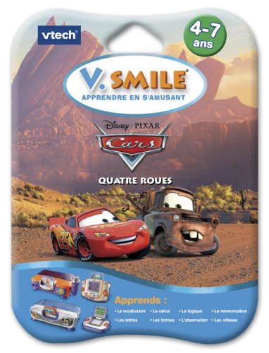 Cars VTech - V. Smile Cartucho de Juego (Movimiento) 84405 [Importado de Francia; versión en francés