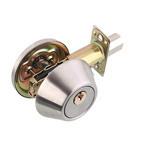 Casa para puerta Cilindro bloqueo de seguridad/Cerrojo, latón + acero inoxidable, re-key para cerrar la puerta Casa para puerta Cilindro bloqueo de seguridad/Cerrojo, latón + acero inoxidable, re-key para cerrar la puerta