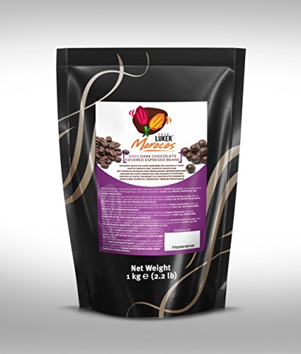 CasaLuker - Granos de Café Cubiertos de Chocolate Negro (espresso beans) 1kg