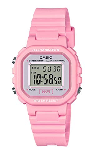 Casio Reloj Digital para Mujer de Cuarzo con Correa en Resina LA-20WH-4A1EF Casio Reloj Digital para Mujer de Cuarzo con Correa en Resina LA-20WH-4A1EF