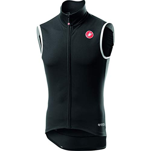 CASTELLI Perfetto Ros Vest - Chaleco deportivo para hombre, Hombre, 4519504, Light Black, XX-Large