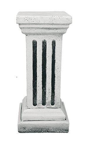CATART Columna Pedestal Pilar Cuadrado de hormigón-Piedra 22X22X50cm. CATART Columna Pedestal Pilar Cuadrado de hormigón-Piedra 22X22X50cm.