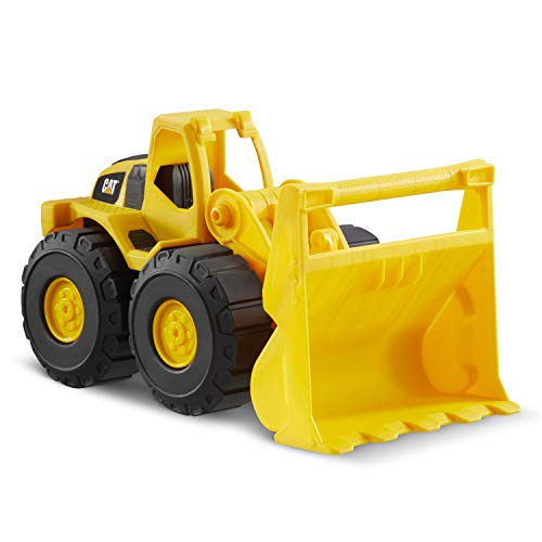 Caterpillar Vehiculo Cargador Frontal con Ruedas Libres 38 cm Construccion, Color Amarillo (Funrise International 82033)