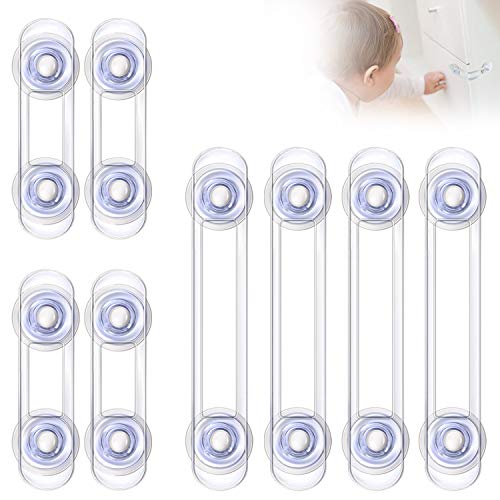 Cerraduras de Seguridad para Niños Yosemy 8 Pieza Bloqueo de Seguridad, Cierres para Armarios, WC, Cocinas, Puertas y Ventanas, Nevera, Extra Fuerte 3 M Adhesivo, Transparente Cerraduras de Seguridad para Niños Yosemy 8 Pieza Bloqueo de Seguridad, Cierres para Armarios, WC, Cocinas, Puertas y Ventanas, Nevera, Extra Fuerte 3 M Adhesivo, Transparente