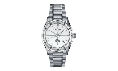 Certina DS - 1 - Reloj de pulsera hombre, acero inoxidable, color plateado