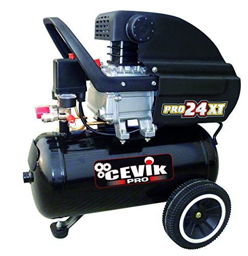 Cevik CA-PRO24XT - Monoblock Portátiles 230V- 2,5HP- 24 Lt.- 8 BAR- 205 Lt./ min.