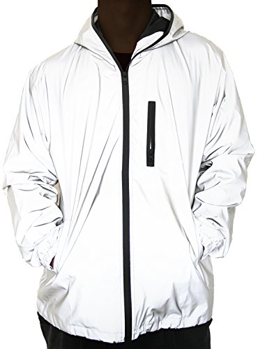 Chaqueta reflectante Ropa de ciclismo para hombres Deportes al aire libre para hombres y mujeres Chaqueta reflectante con capucha Chaqueta reflectante Ropa de ciclismo para hombres Deportes al aire libre para hombres y mujeres Chaqueta reflectante con capucha
