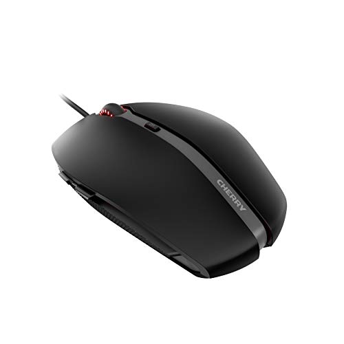 CHERRY GENTIX 4K - Ratón (Ambidextro, Óptico, USB, 3600 dpi, Negro)