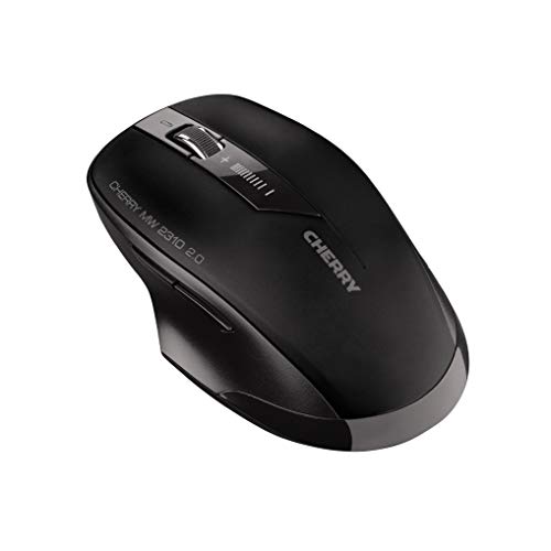 CHERRY MW 2310 2.0 - Ratón (Ambidextro, Optical, RF inalámbrico, 2400 dpi, Negro)