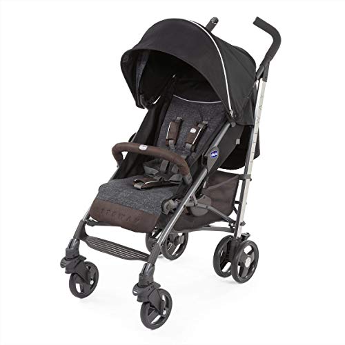 Chicco Liteway 3 - Silla de paseo ligera y compacta, soporta hasta 22kg, color negro vaquero y ecopiel (Intrigue) Chicco Liteway 3 - Silla de paseo ligera y compacta, soporta hasta 22kg, color negro vaquero y ecopiel (Intrigue)