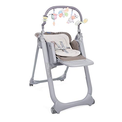 Chicco Polly Magic Relax Trona y hamaca evolutiva con barra de juegos, plegable y compacta, con 4 ruedas y freno, de 0 a 3 años, color marrón beige (Cocoa) Chicco Polly Magic Relax Trona y hamaca evolutiva con barra de juegos, plegable y compacta, con 4 ruedas y freno, de 0 a 3 años, color marrón beige (Cocoa)