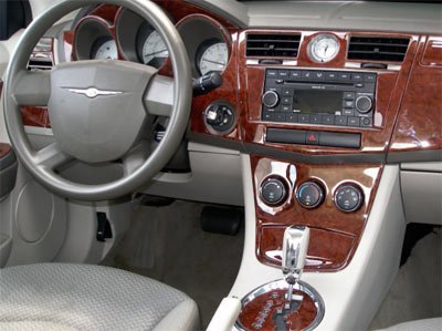 Chrysler Sebring Interior de Madera del Burl Dash Juego de Acabados Set 2008 2009 2010 2011