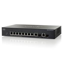 Cisco SF 302-08 Gestionado L3 Negro 1U - Switch de Red (Gestionado, L3, Bidireccional Completo (Full Duplex), Montaje en Rack, 1U)