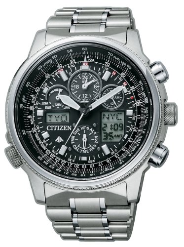 Citizen JY8020-52E - Reloj de Cuarzo para Hombre, Correa de Titanio Multicolor