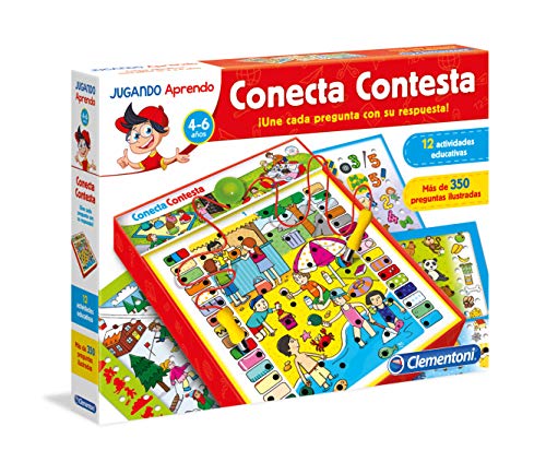 Clementoni - Conecta Contesta, juego educativo (653805) , color/modelo surtido Clementoni - Conecta Contesta, juego educativo (653805) , color/modelo surtido