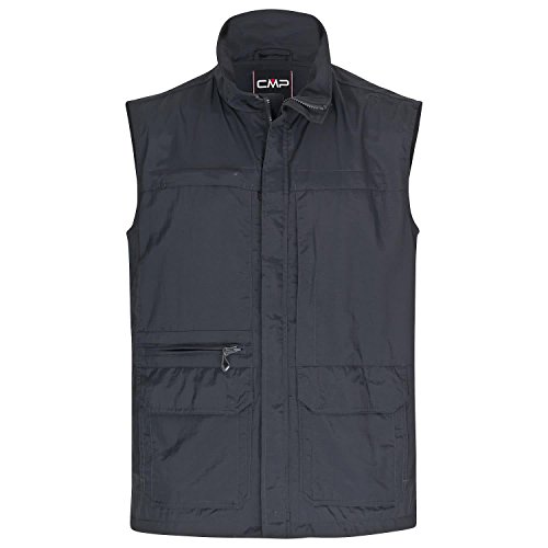 CMP Hombre 3t72877Â Senderismo Chaleco, primavera/verano, hombre, color antracita, tamaño 54 CMP Hombre 3t72877Â Senderismo Chaleco, primavera/verano, hombre, color antracita, tamaño 54
