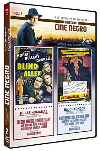 Colección Cine Negro: Rejas Humanas (Blind Alley) 1939 + Bajos Fondos (Underworld U.S.A.) 1961 volumen 2 [DVD]
