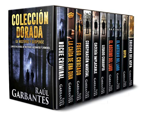Colección dorada de misterio y suspense: libros en español de misterios, asesinatos y crímenes