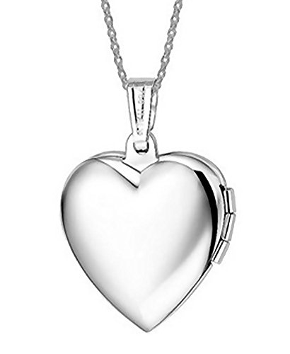 Collar Plata de Ley 925 con Forma de Corazón Colgante