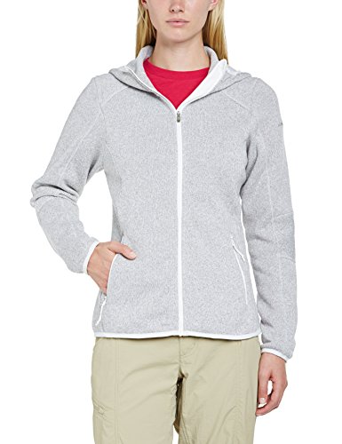 Columbia Fleece Altitude Aspect Hooded Jacket Chaqueta Polar, Mujer, Blanco (Sea Salt), XL