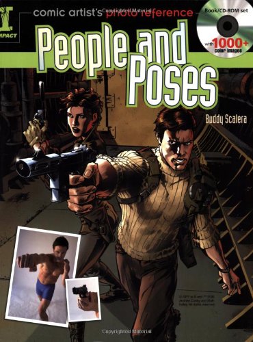 Comic Artist's Photo Reference - People & Poses: Book/CD Set with 1000+ Color Images: People and Poses
