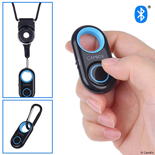 Control Remoto del Obturador de Cámara con Tecnología Inalámbrica Bluetooth® CamKix – Cordón con Montaje de Anillo Desmontable – Mosquetón – Capturar imágenes/Video hasta 10m en iPhone/Android Control Remoto del Obturador de Cámara con Tecnología Inalámbrica Bluetooth® CamKix – Cordón con Montaje de Anillo Desmontable – Mosquetón – Capturar imágenes/Video hasta 10m en iPhone/Android