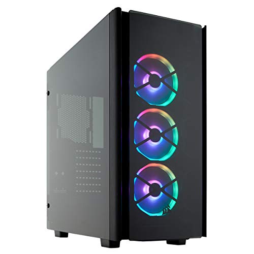 Corsair Obsidian Series 500D RGB SE - Chasis supertorre (estructura de aluminio, paneles de cristal templado, iluminación RGB) (CC-9011139-WW)