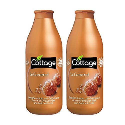 Cottage Gourmet Shower Gel And Bath With Milk Caramel - Pack Of 2