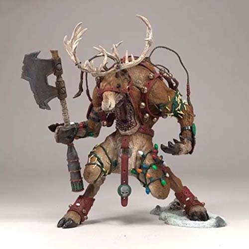 CQ Twisted de Navidad del Reno de Rudy Figura de acción de la colección de MC Farlane Juguetes Monstruos Serie Ⅴ 5 Pulgadas (Punto de edición Limitada del colector) Toys