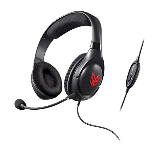 Creative HS-810 SB Blaze - Auriculares de Diadema Cerrados (con micrófono, Control Remoto Integrado, reducción de Ruido) Color Negro Creative HS-810 SB Blaze - Auriculares de Diadema Cerrados (con micrófono, Control Remoto Integrado, reducción de Ruido) Color Negro