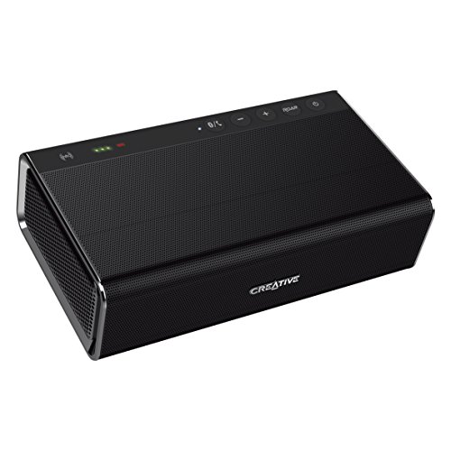 Creative Sound Blaster Roar Pro - Altavoz portátil para Dispositivos con Bluetooth y NFC (Sistema de Sonido, biamplificado de 5 Conductores, subwoofer Integrado), Color Negro