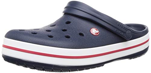 Crocs Crocband, Zuecos Unisex Adulto, Azul (Navy), 43/44 EU Crocs Crocband, Zuecos Unisex Adulto, Azul (Navy), 43/44 EU