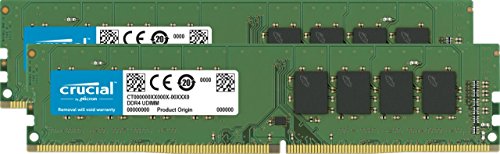 Crucial CT2K16G4DFD8213 - Kit de Memoria RAM de 32GB (16GBx2, DDR4, 2133 MT/s, PC4-17000, Dual Rank x8, DIMM, 288-Pin)