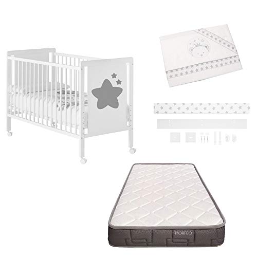 Cuna colecho de bebe Axia + Kit colecho + Colchón HR + 4 ruedas Cuna colecho de bebe Axia + Kit colecho + Colchón HR + 4 ruedas