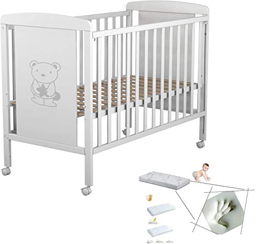 Cuna de bebe Star Ibaby Dreams Sweet. 3 posiciones de somier. Lateral abatible + Colchón Viscoelastica. Cuna de bebe Star Ibaby Dreams Sweet. 3 posiciones de somier. Lateral abatible + Colchón Viscoelastica.