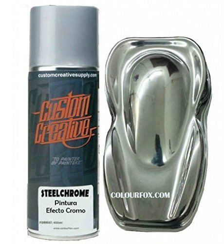 Custom Creative Spray Efecto Cromado STEELCHROME 400 ML