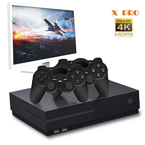 CXYP Consola de Videojuegos Retro, 4K HDMI Video Incorporado 800 Juegos clásicos con 2PCS Joysticks