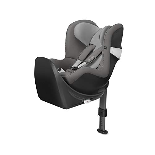 Cybex - Silla de coche grupo 0+/1 Sirona M2 i-size, desde el nacimiento hasta los 4 años, de 45 cm hasta 105 cm aproximadamente, 19 kg máximo, con base M, Gris (Manhattan Grey)