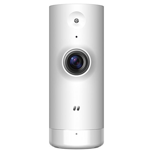 D-Link DCS-8000LH - Cámara IP WiFi de vigilancia con acceso desde móviles,  grabación de vídeo en la nube y en el móvil, HD 720p, H.264, compatible Amazon Alexa y Google Home, para iOS/Android