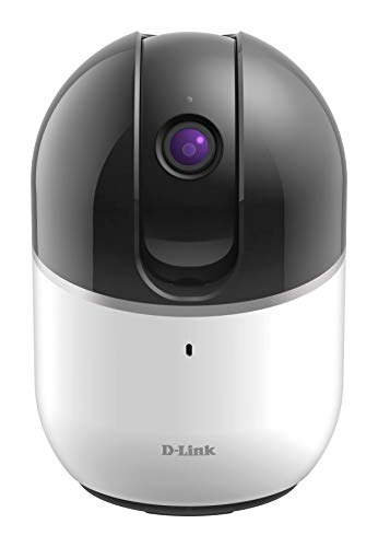 D-Link DCS-8515LH - Cámara WiFi HD con motor, con seguimiento de personas u objetos en movimiento, rotación horizontal 340°, vertical 105°, 720p, infrarrojos, compatible Alexa, Google Home e IFTTT