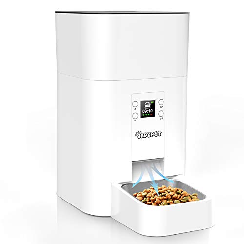 DADYPET Comedero Automatico Gatos 4.5L, Comedero Perro Dispensador Comida Mascotas Inteligente de 4 Comidas DADYPET Comedero Automatico Gatos 4.5L, Comedero Perro Dispensador Comida Mascotas Inteligente de 4 Comidas