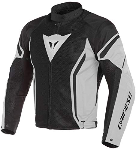 Dainese Air Crono 2  textil para moto chaqueta negro/glaciar gris/negro