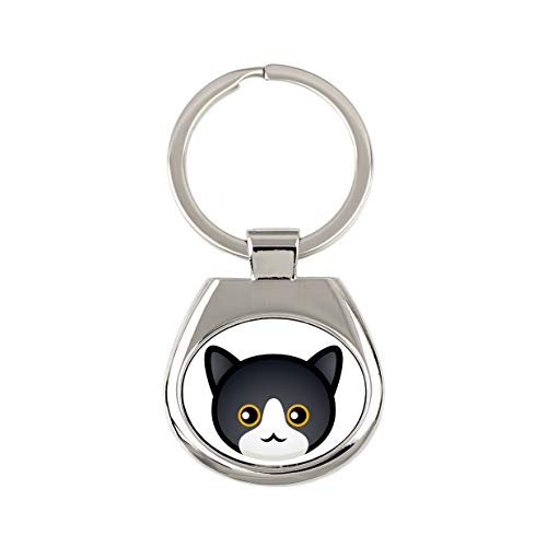 De la Isla de Man Gato, un Llavero con un Gato, una Nueva colección con el Lindo Gato Art Dog De la Isla de Man Gato, un Llavero con un Gato, una Nueva colección con el Lindo Gato Art Dog