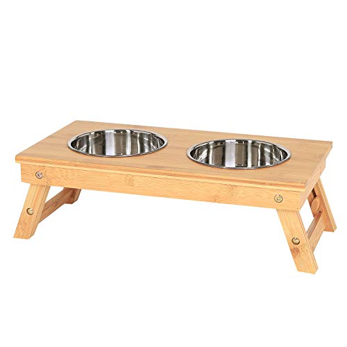 Dibea Comedero Perros Comedero Doble Regulable Comedero Mascotas Dispensador De Pienso 1 Unidad 1400 g Dibea Comedero Perros Comedero Doble Regulable Comedero Mascotas Dispensador De Pienso 1 Unidad 1400 g