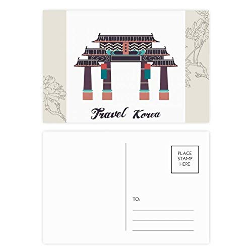 DIYthinker Visitar Memorial Arch En la tarjeta postal de la flor Gracias Corea del Sur Conjunto de correo lateral 20Pcs 5,7 pulgadas x 3,8 pulgadas Multicolor DIYthinker Visitar Memorial Arch En la tarjeta postal de la flor Gracias Corea del Sur Conjunto de correo lateral 20Pcs 5,7 pulgadas x 3,8 pulgadas Multicolor