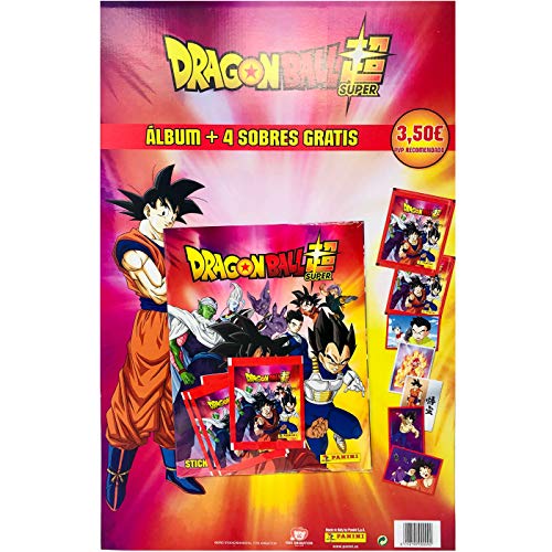 DRAGON BALL SUPER 2 sticker Collection Mega Starter Pack [Album + 5 Bustine omaggio + BOX DA 50 Bustine]